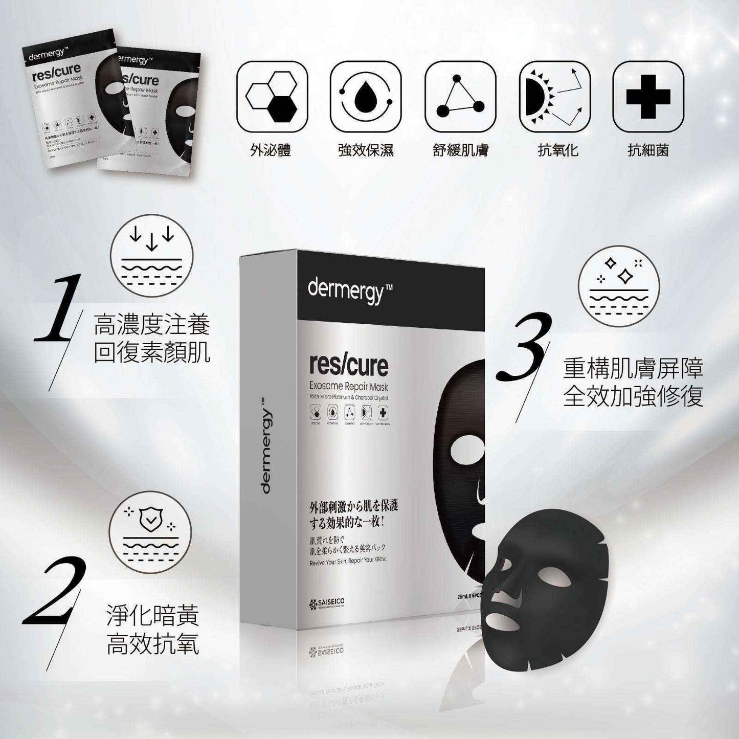 dermergy 外泌體修復面膜 (5片/盒)