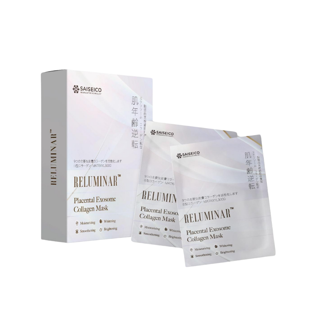 Reluminar Placental Exosome Collagen Mask (5pcs/box) 